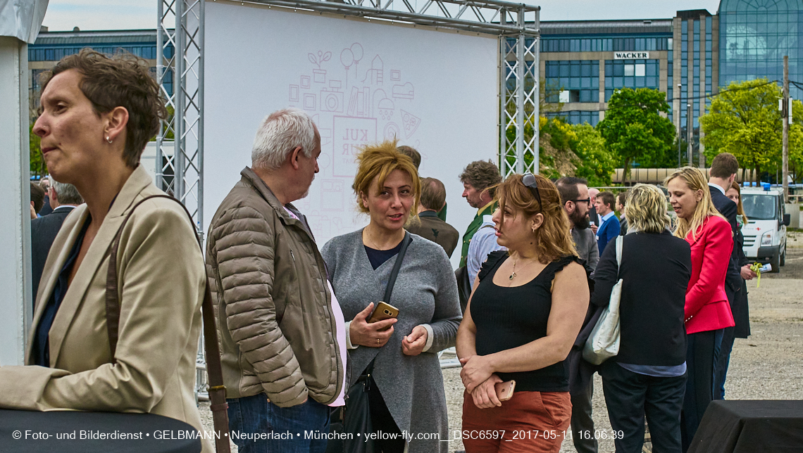 11. Mai 2017 - Grundsteinlegung für die LOGE und dem Kulturquadrat in Neuperlach